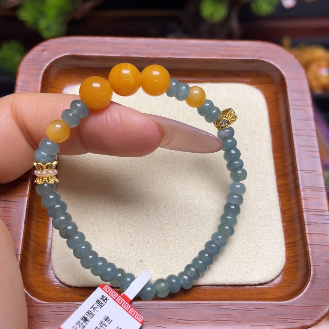 蜜蜡手链未镶嵌手串