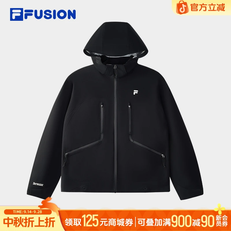 斐乐潮牌25年秋款户外拼接宽松梭织外套T11M531710