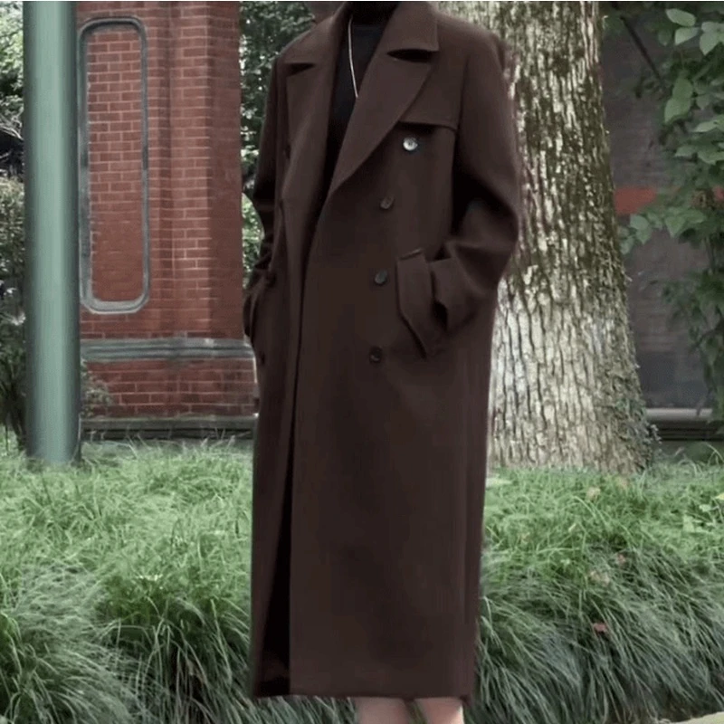 【一桐清仓】 高端轻奢设计师款时尚休闲收腰显瘦气质大衣3QWXZ1953
