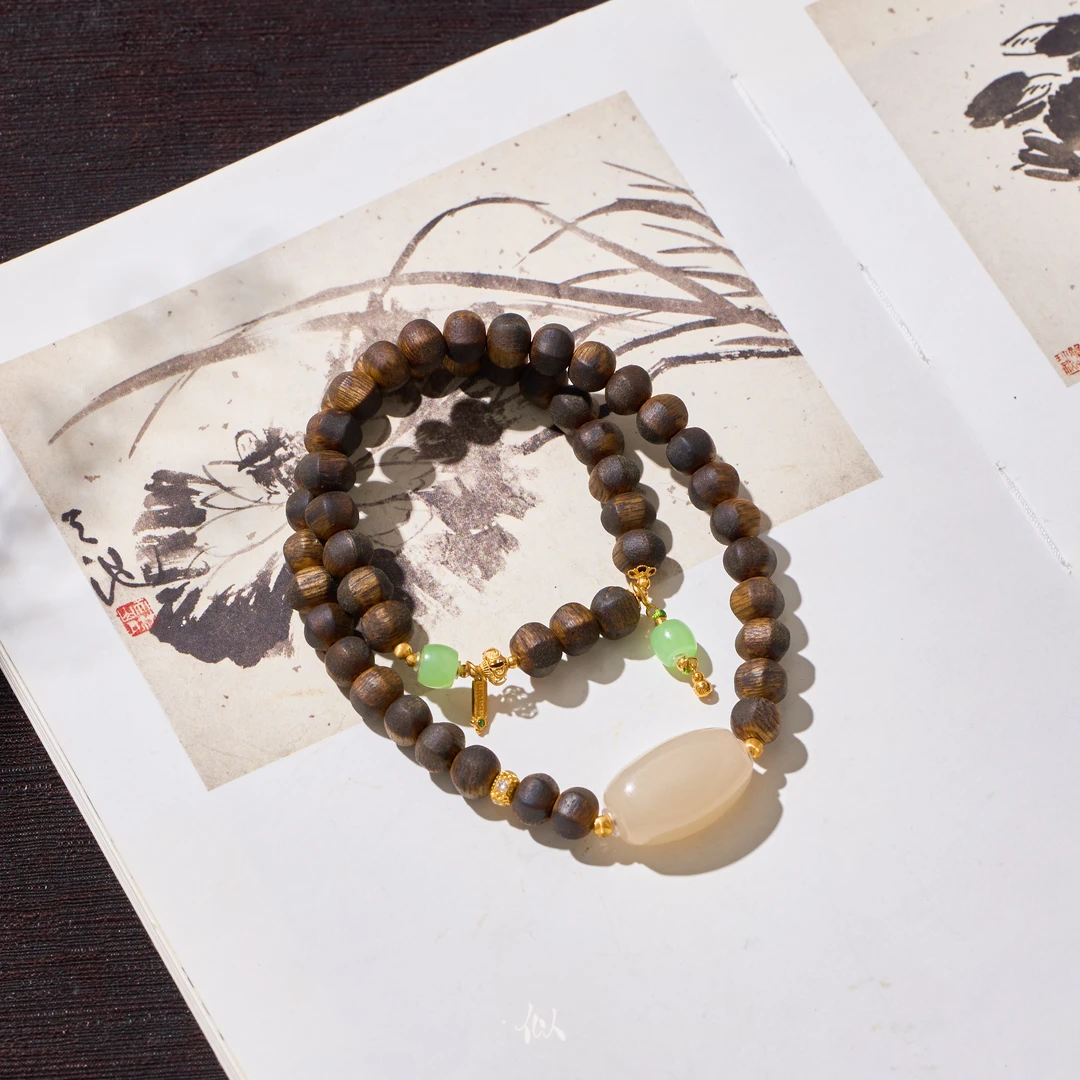 沉香L【画屏】·似梓珠宝· 18K多圈  XYGD083018-G