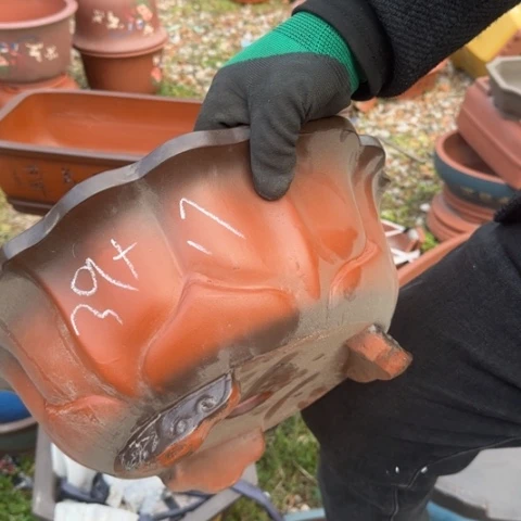 红陶紫砂花盆盆景盆栽