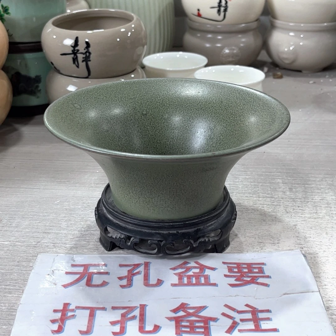 口径   16*6.5陶瓷绿植多肉微瑕花盆