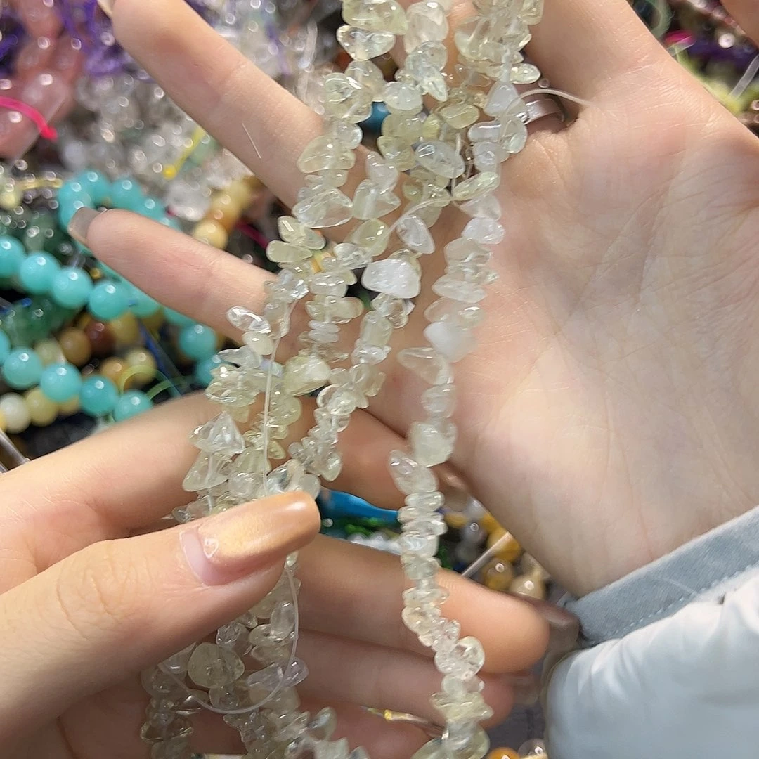 玛瑙/玉髓合金珠宝半成品黄水碎石