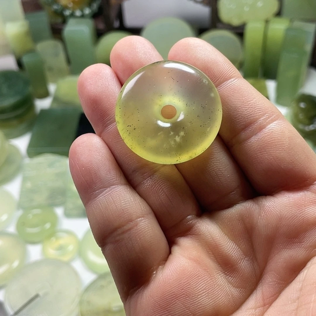 【闪购商品】岫玉挂件未镶嵌木****）