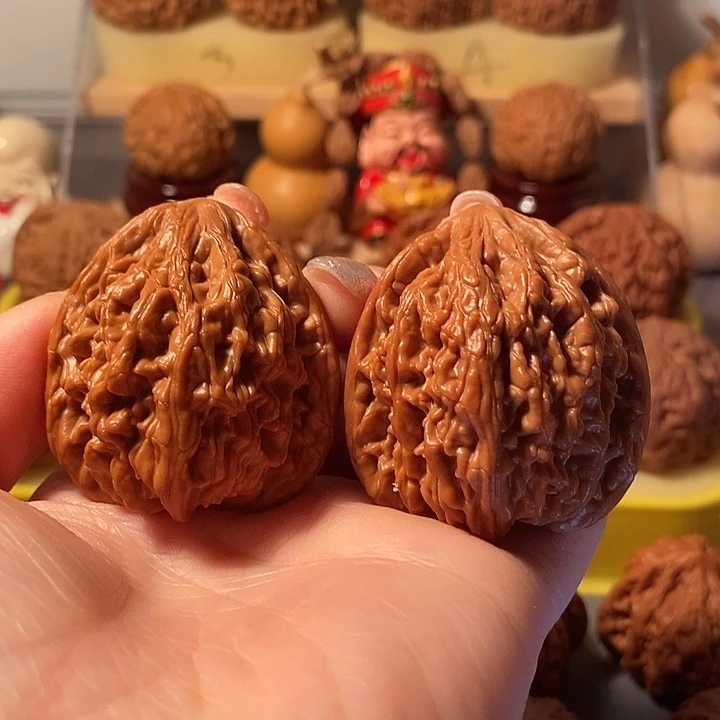 吊坠文玩核桃41虎头王