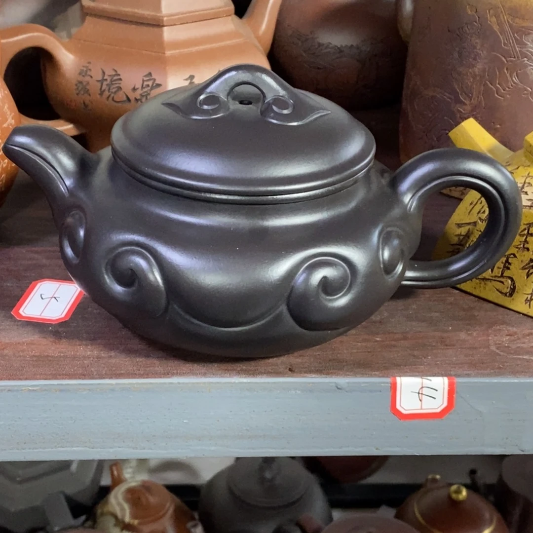 茶壶紫砂白12 仿古如意