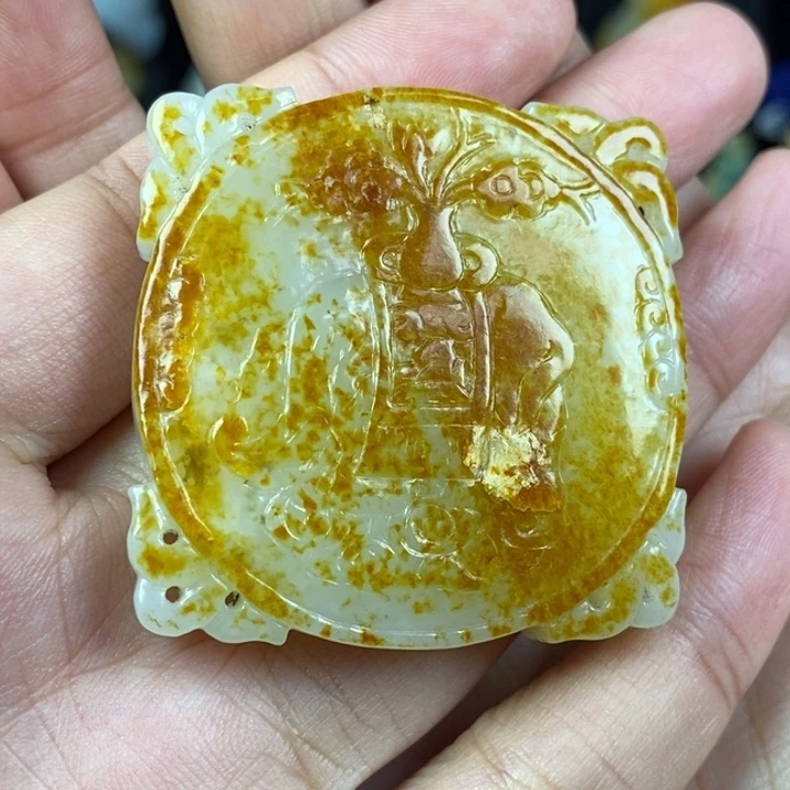 未镶嵌和田玉挂件公*