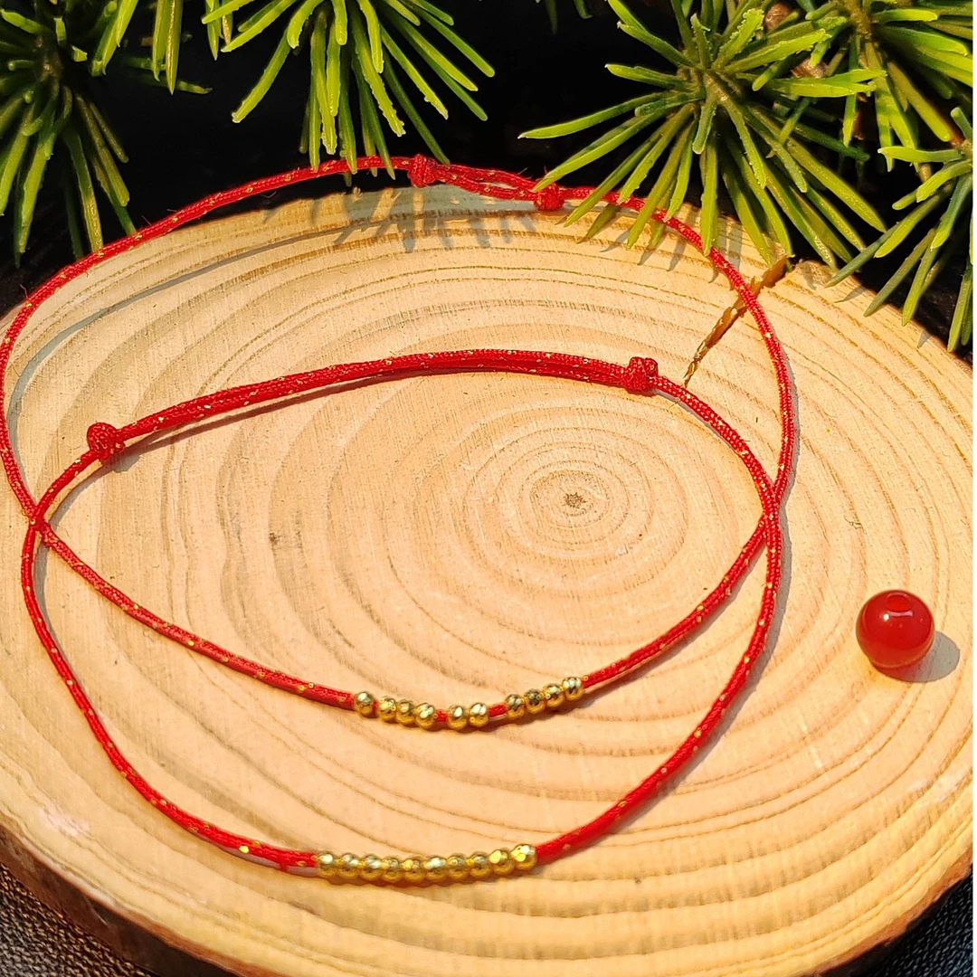 【鲸选】18K新年精致红色手绳/多样性一件