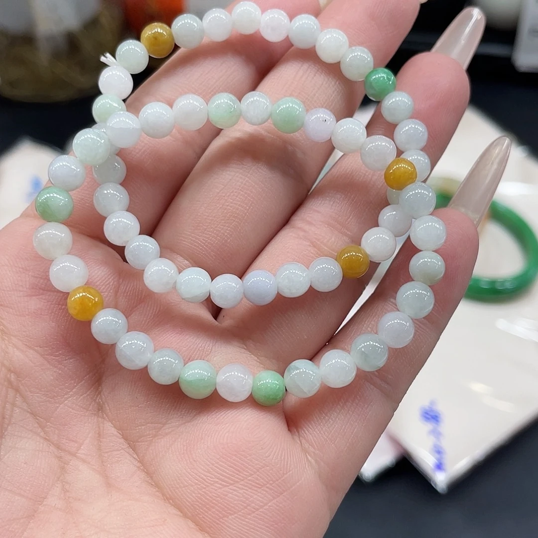 翡翠未镶嵌手链天然缅甸翡翠1