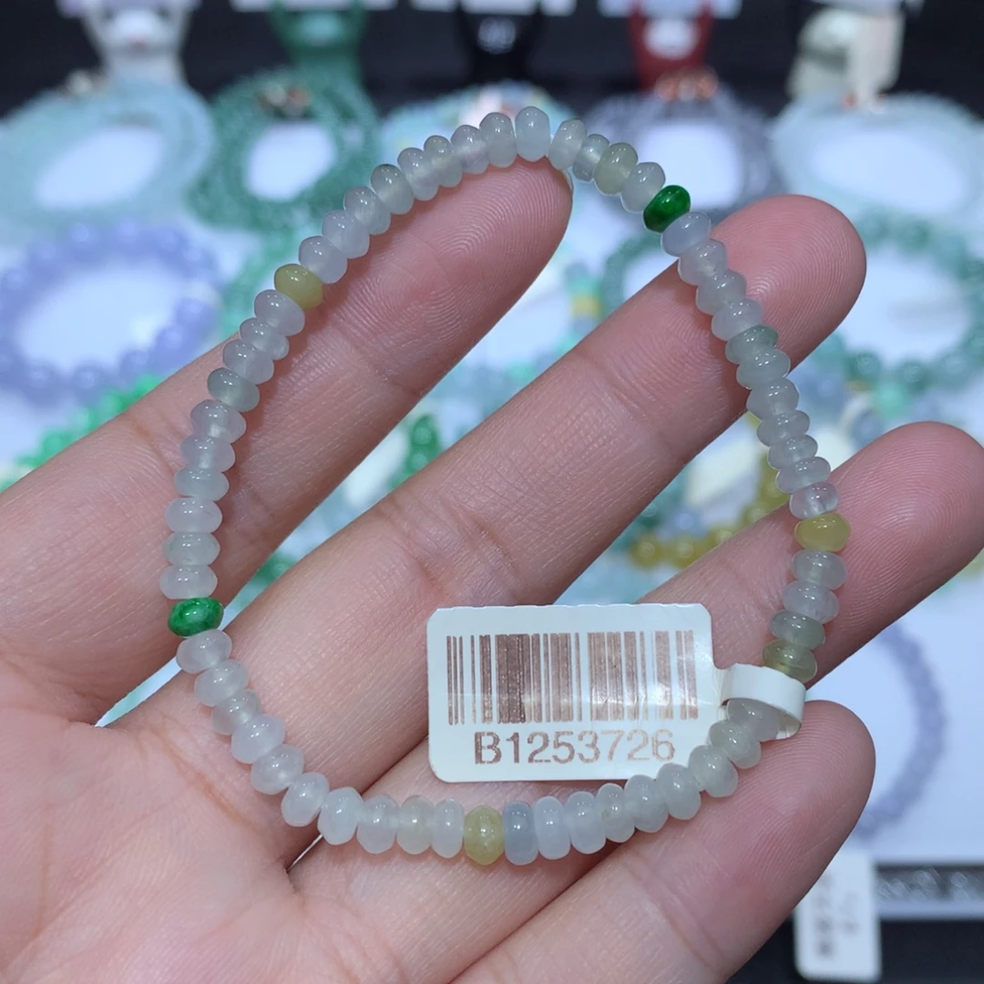 翡翠未镶嵌手串天然