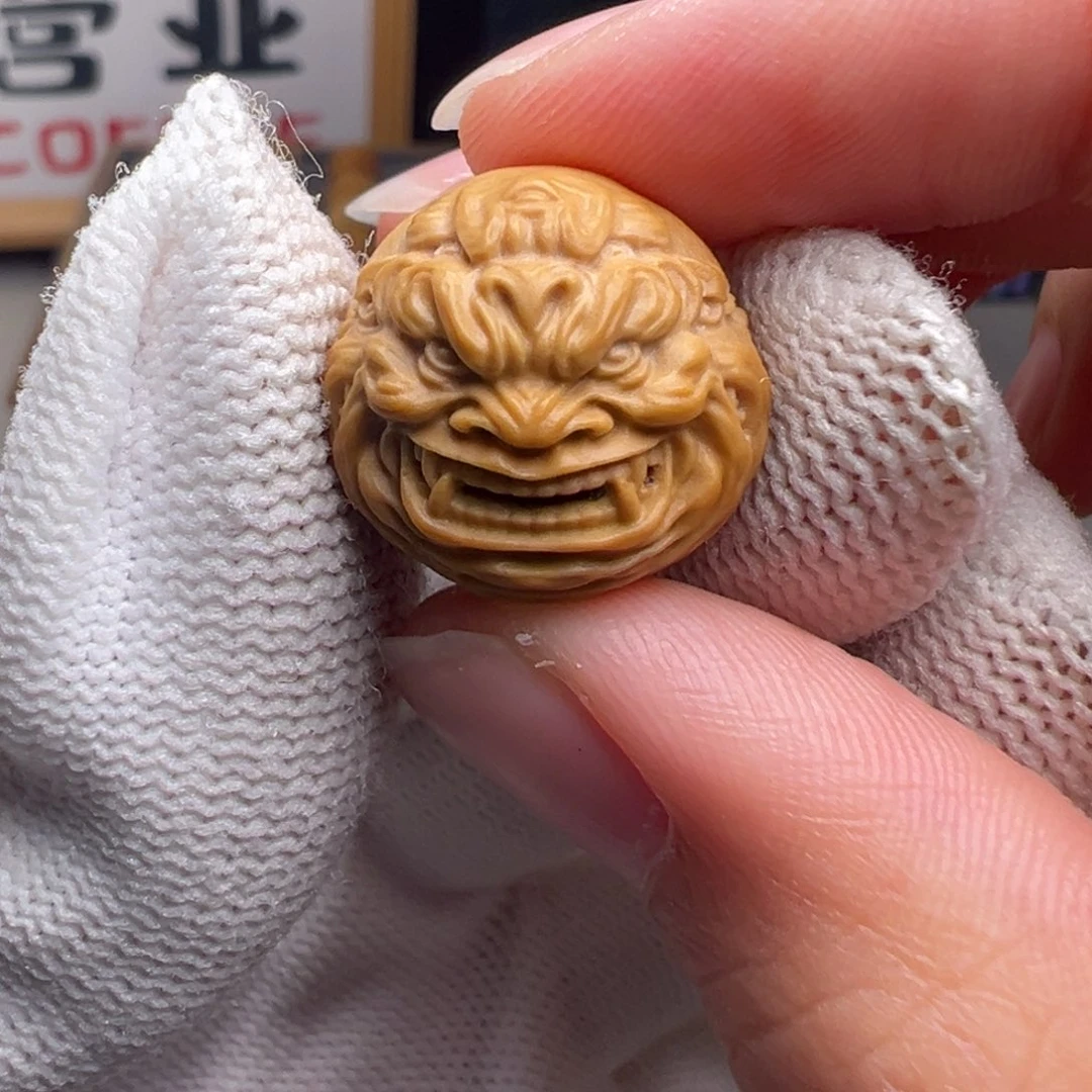 文玩核桃把件最****·龙僧18左右尺寸全品有正常封口线