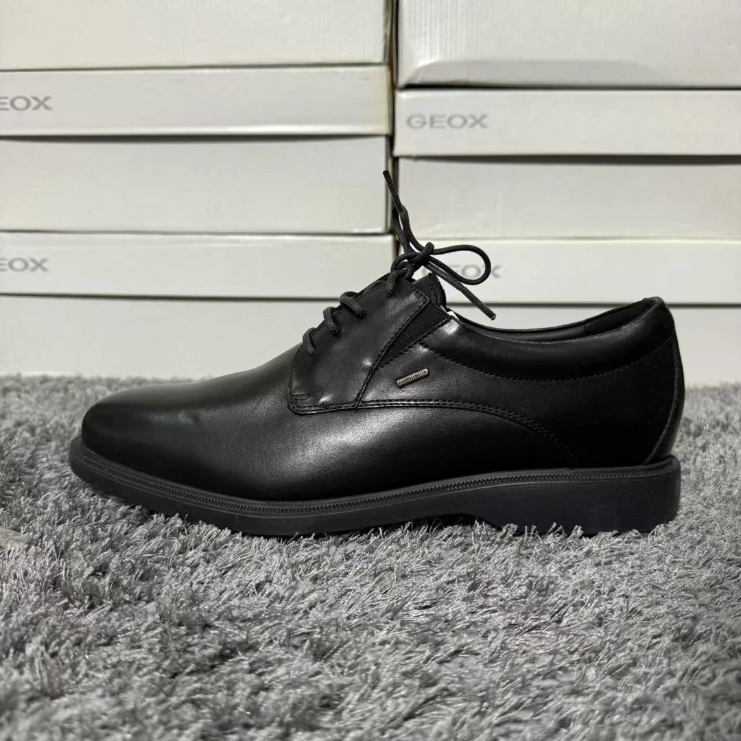 GEOX杰欧适U BRAYDEN舒适正装皮鞋U54N1C00043C9999男士男款时尚