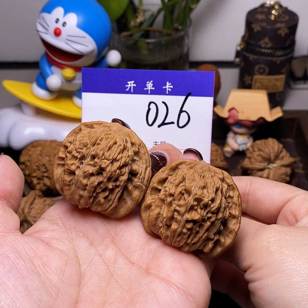 吊坠桃核文玩核桃四座楼42全品n