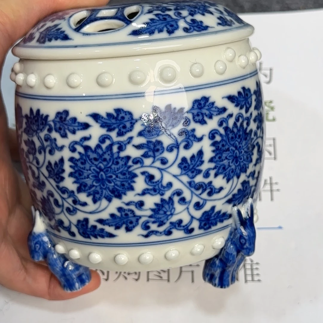 瓷杯子当代仿古精品全手工