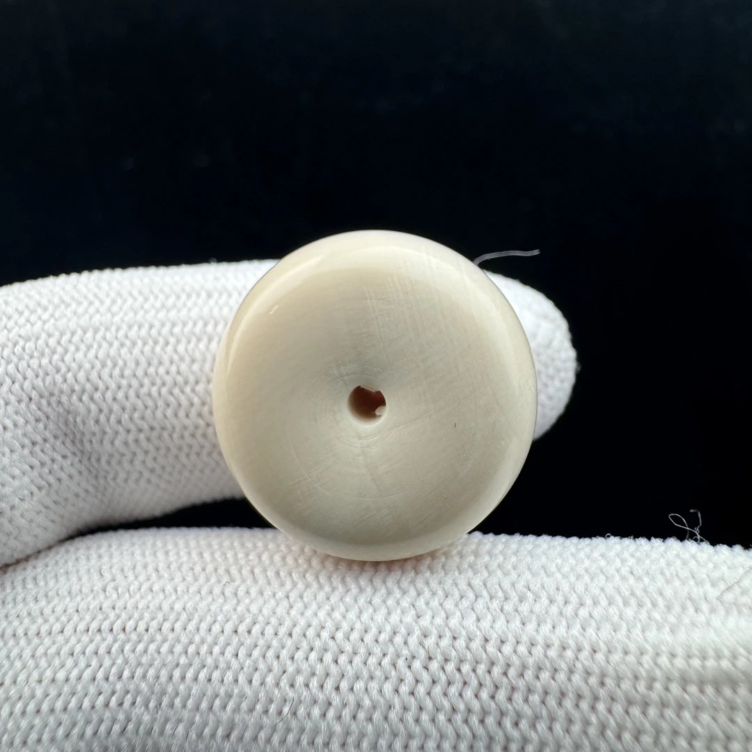 K1546天然猛犸 墩子扣子19.7*10.7mm一物一图 假一罚十