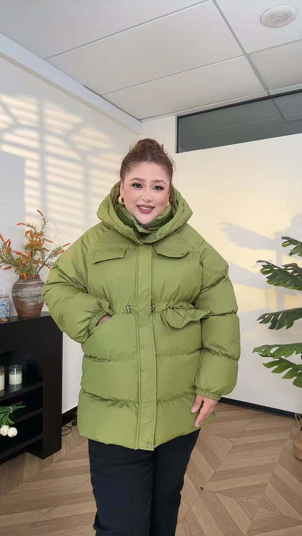 AHLIMA 大码女装2025推荐款时尚休闲百搭连帽女款可以穿到100公斤