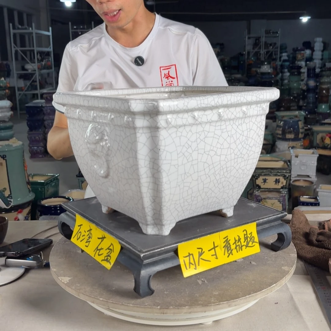 一风堂石湾花盆 内24*19