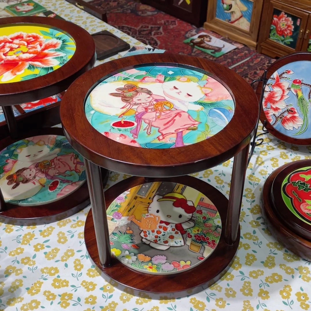 【闪购商品】双层置物架蓝**虹双层置物架不粘