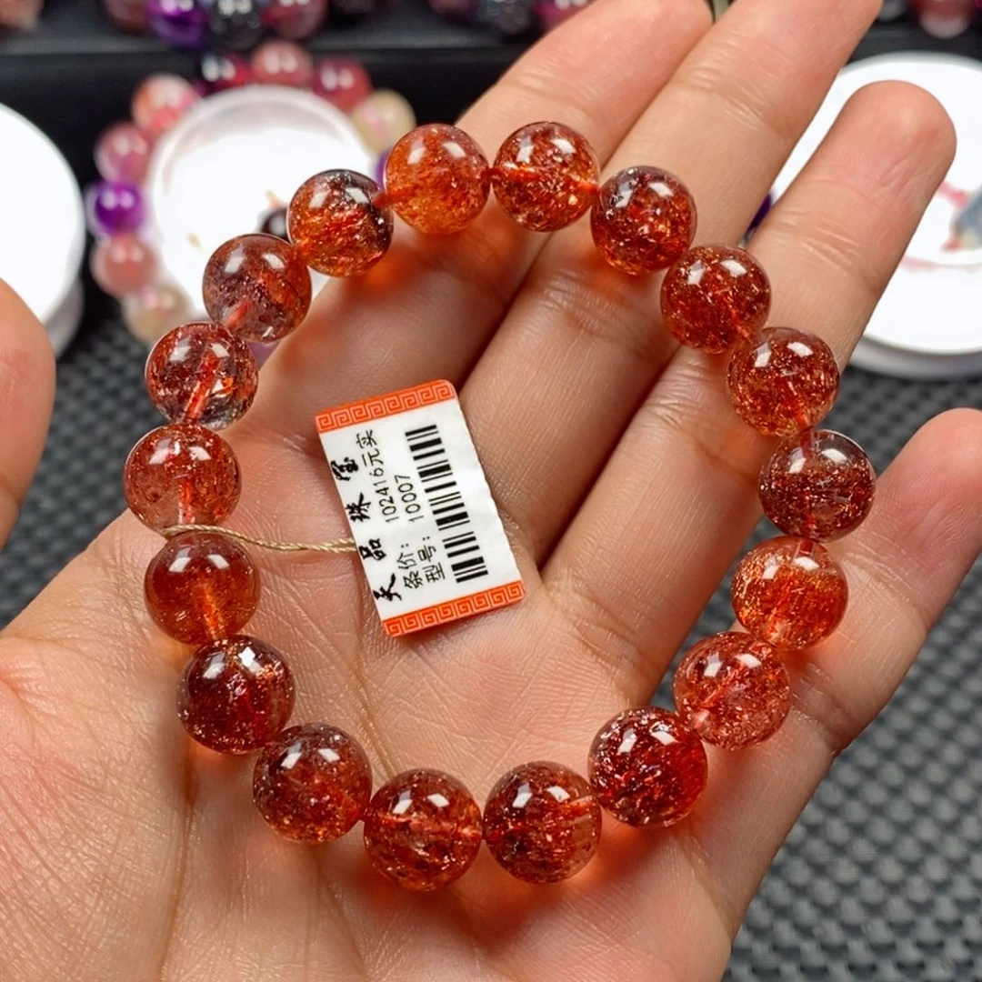 水晶手链未镶嵌金草莓10007