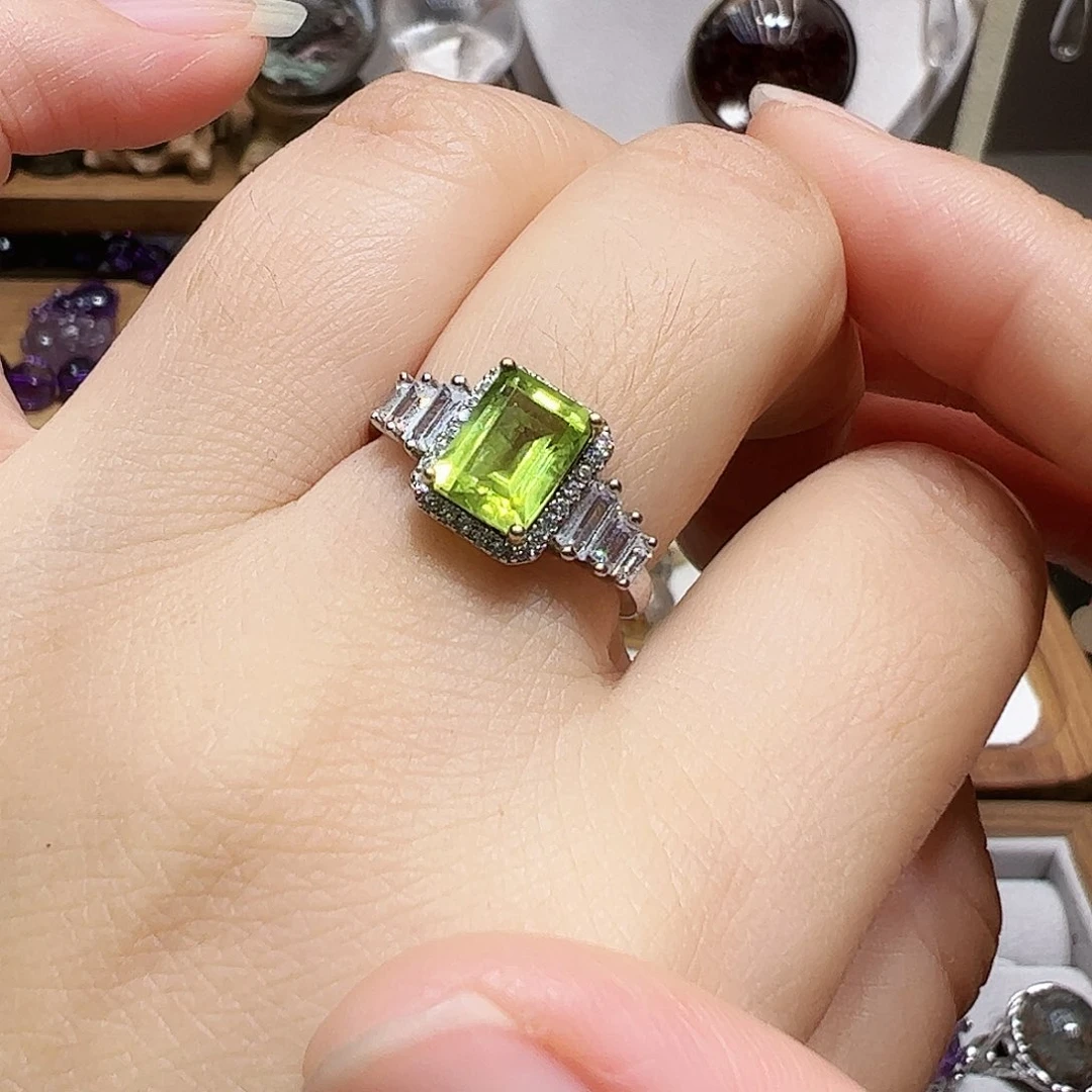 银S925镶嵌珠宝半成品水晶