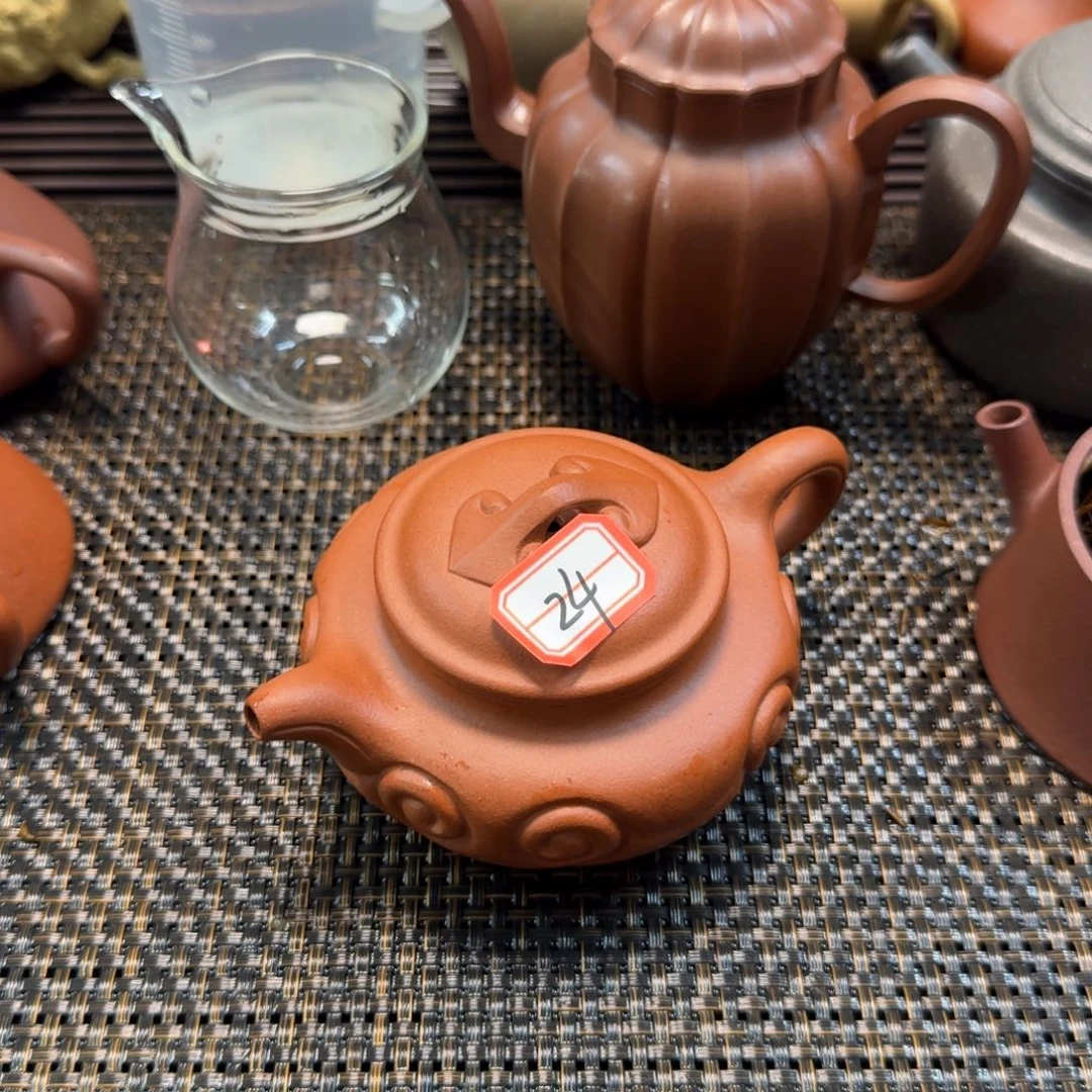 24号紫砂壶如意仿古180CC微微瑕