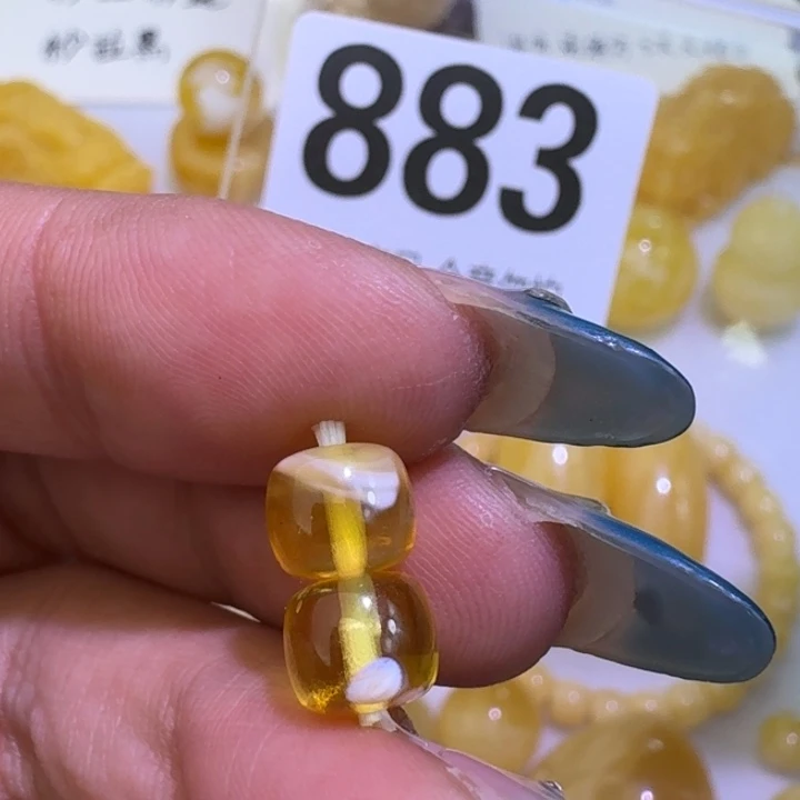 裸石琥珀未镶嵌7.5m