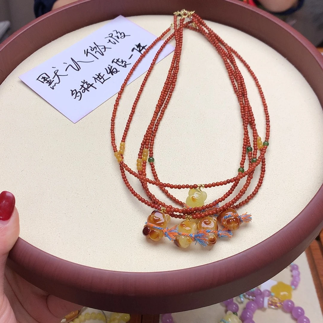 琥珀吊坠(不含链)未镶嵌