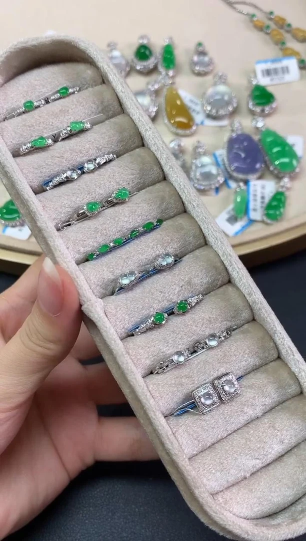 【彩虹盘】翡翠-18K金-多样性发一件-JY002|CXQ21