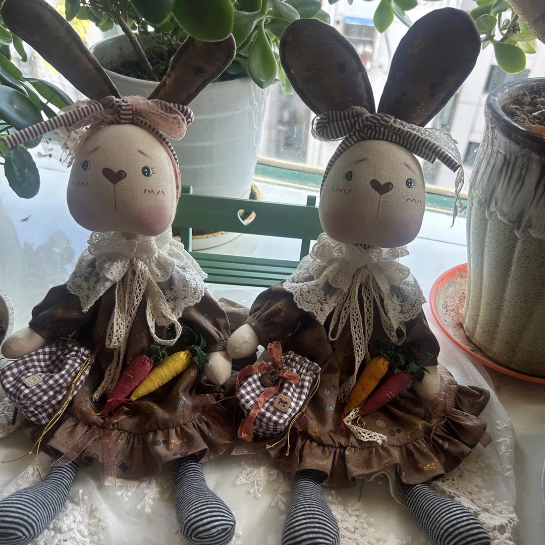 拍前请咨询手工布艺玩偶No退No换