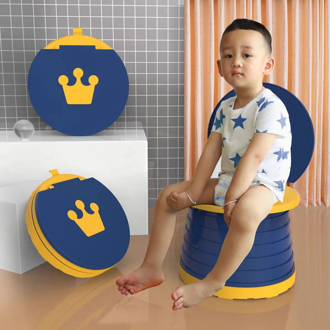 儿童折叠马桶便携式坐便器男女宝宝外出旅游车载小孩尿盆婴儿便盆