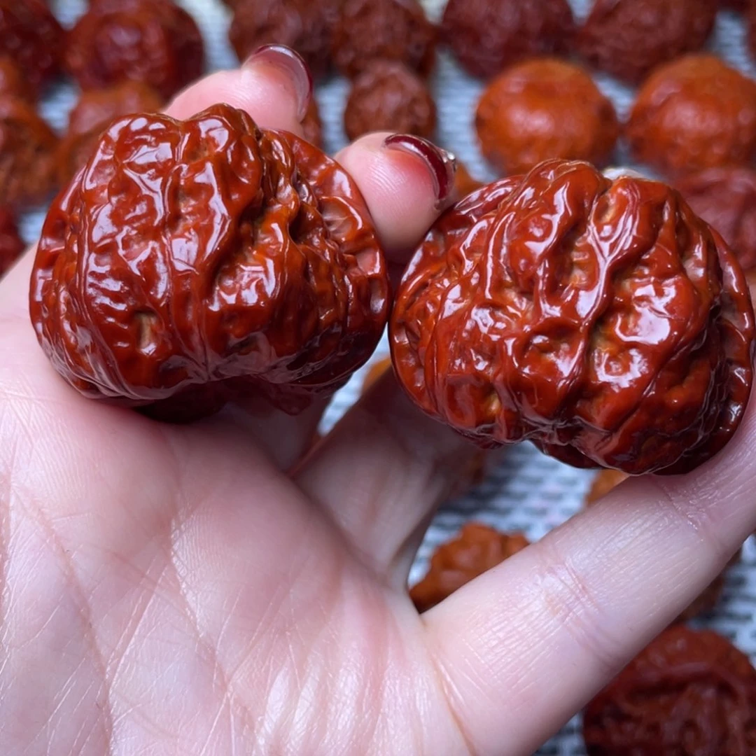 桃核吊坠文玩核桃 手把件 蛤蟆头 40