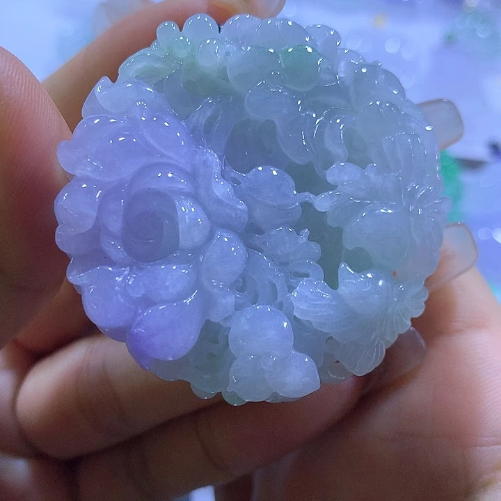 颈饰未镶嵌翡翠天然翡翠A货吊坠