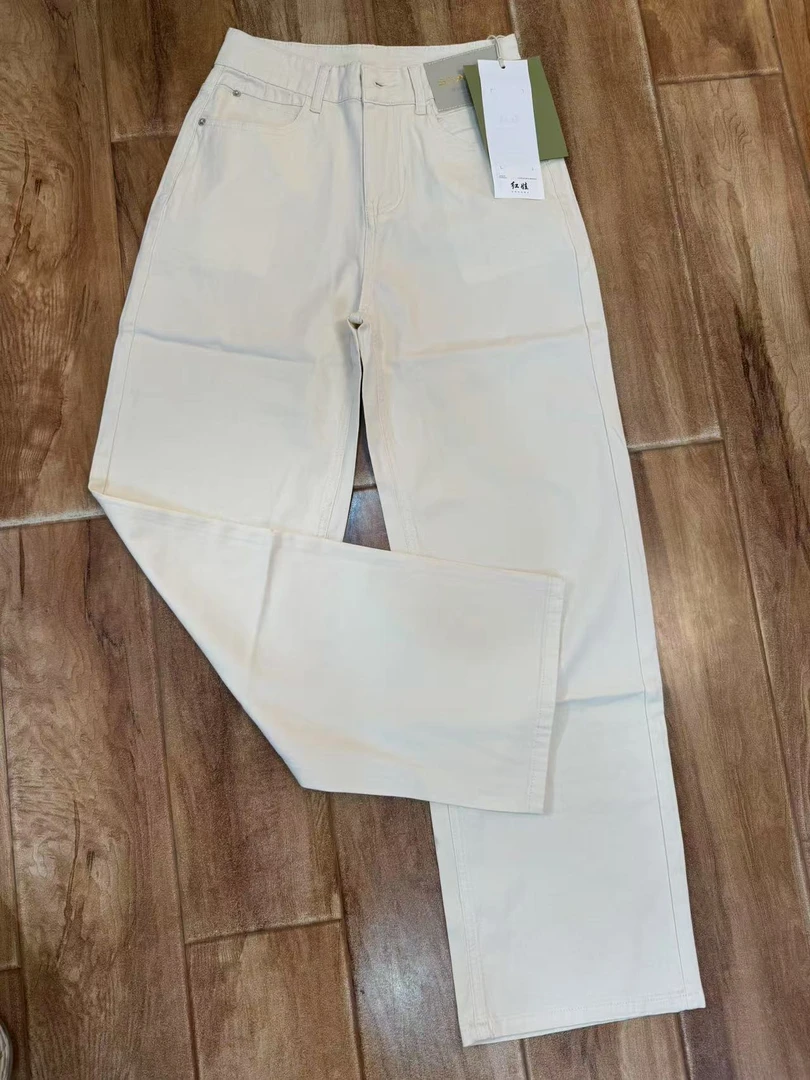 25夏季新款女士宽松休闲美式复古显瘦牛仔裤6821