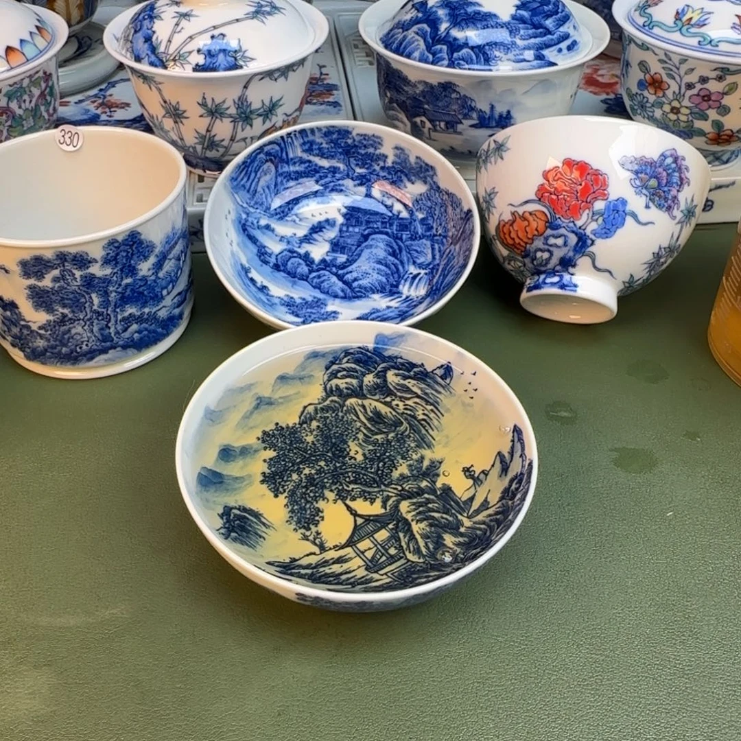 陶纯手工纯手绘茶具331