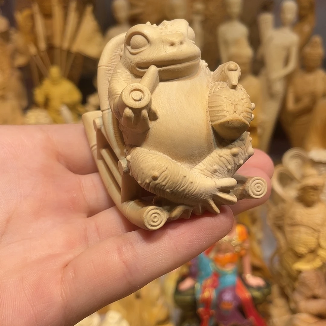 黄杨木小瑕疵小叶大号金蟾