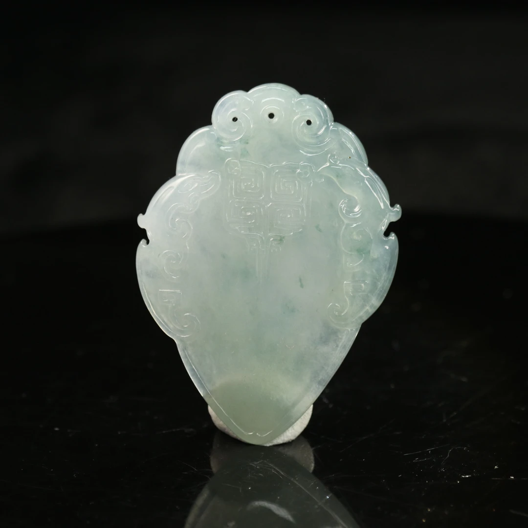 60天然缅甸翡翠A货冰吊坠/400012/上海嘉禾拍卖
