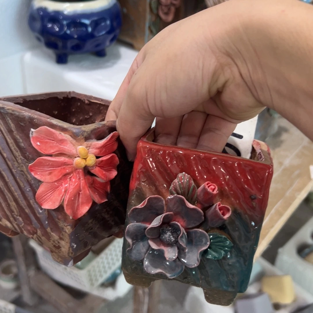 陶瓷多肉小花盆@@1908