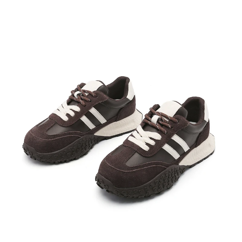 [大美专属]万人迷德训鞋时尚高级休闲运动百搭软底阿甘女鞋H45