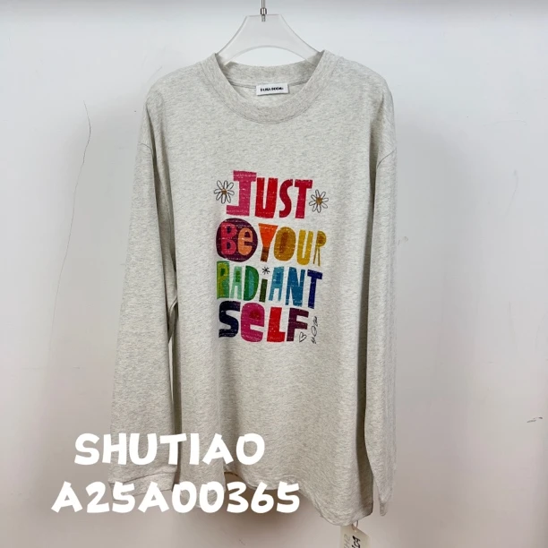【SHUTIAO】2024秋冬：新款小众设计款T恤A25A00365