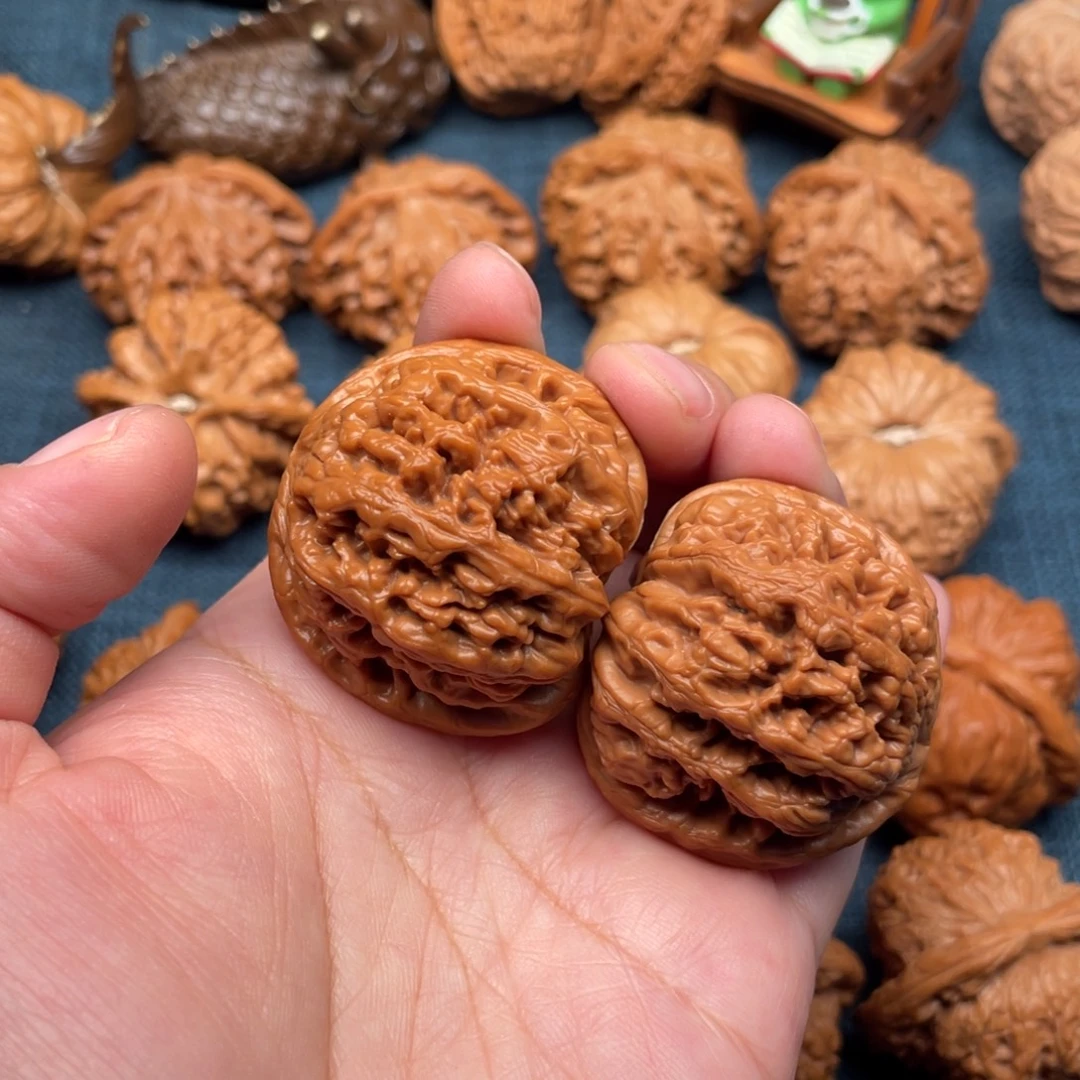 把件文玩核桃41球粗筋全品