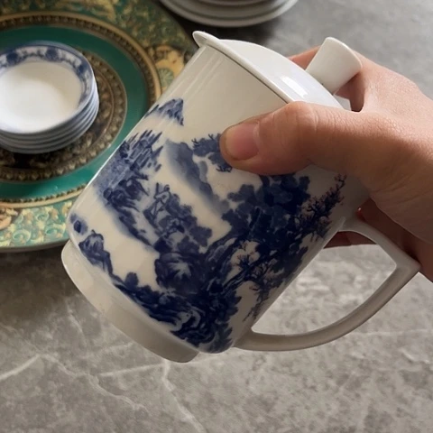 陶瓷办公杯一个陶瓷