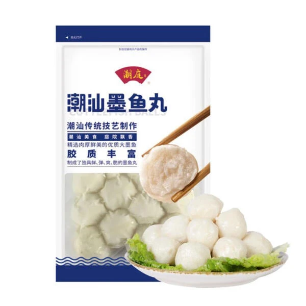 潮庭 潮汕墨鱼丸 700g