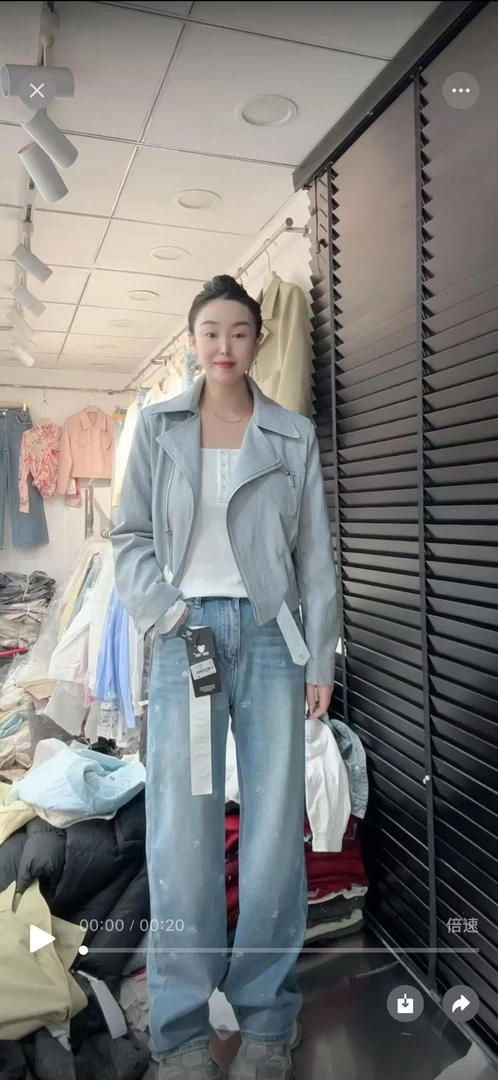 【福利】【高品质】春款时尚百搭洋气皮衣短外套女外套2502