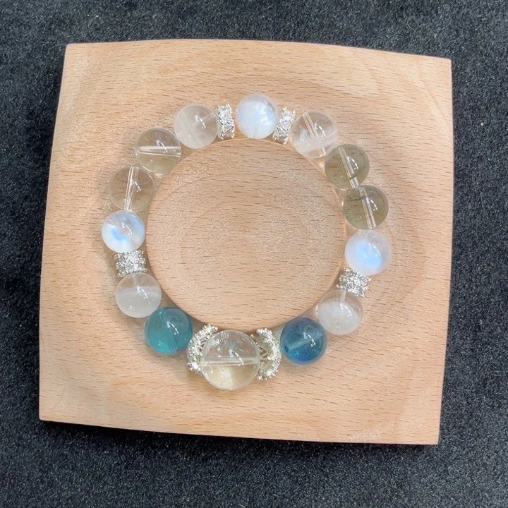 水晶手链未镶嵌嘟**水晶手串手链