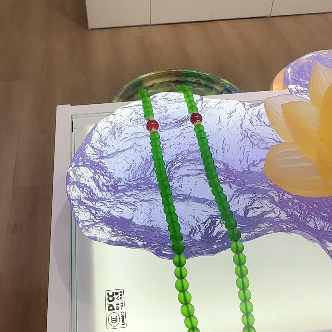 手工艺品琉璃绿色手串
