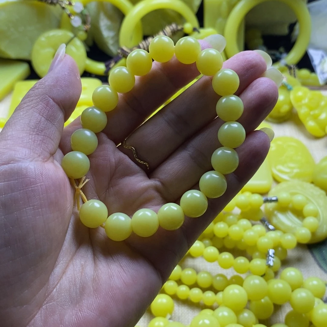 无非金属九**月黄口手串