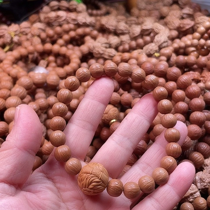 手串猴头核桃1.0同尺聚宝盆