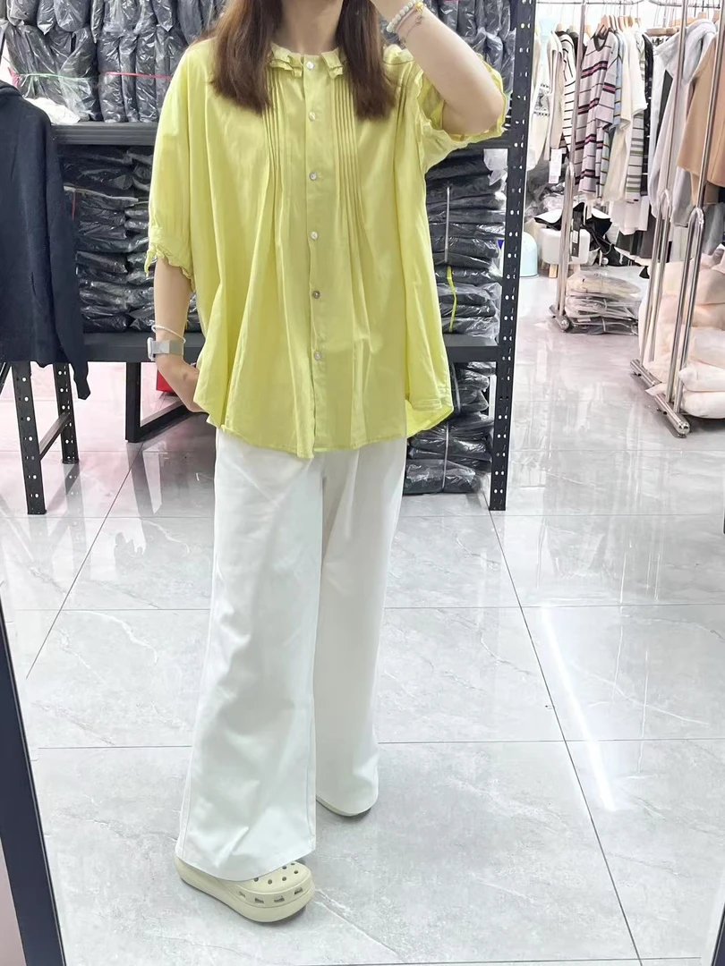 日系棉麻气质上衣集合链接休闲宽松韩版显瘦百搭减龄薄款夏季