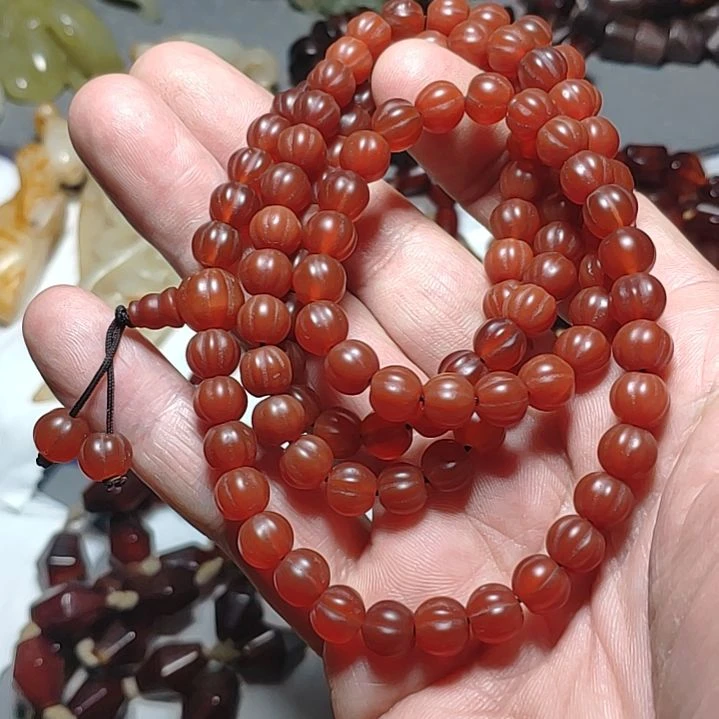 玛瑙/玉髓颈饰合金C****D