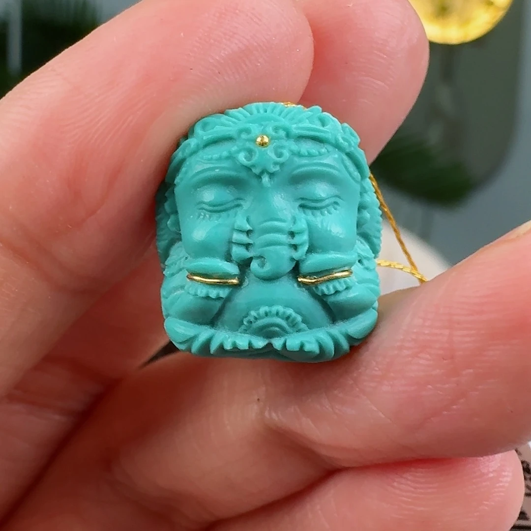 绿松石珠宝奇石未镶嵌